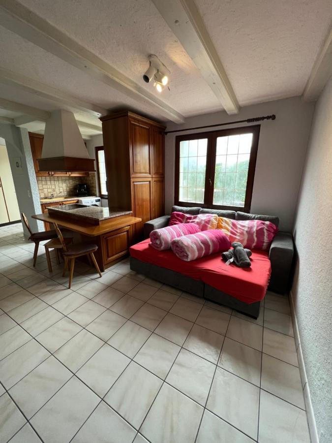 Tiny Apartment With Amazing View, Garden & Terras Schattdorf ภายนอก รูปภาพ